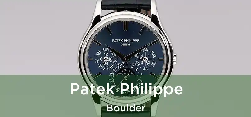 Patek Philippe Boulder