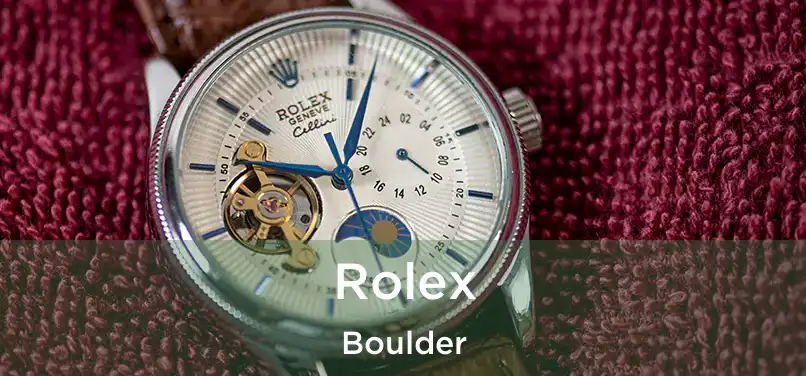 Rolex Boulder